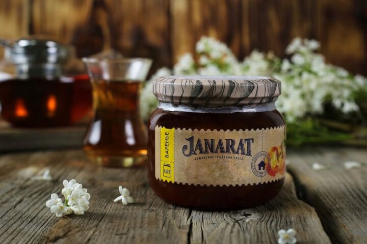 Варенье из белой черешни "Janarat" 450гр.