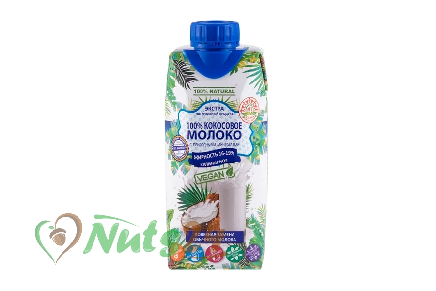 Кокосовое молоко 16-19% 330 мл (Азбука продуктов)